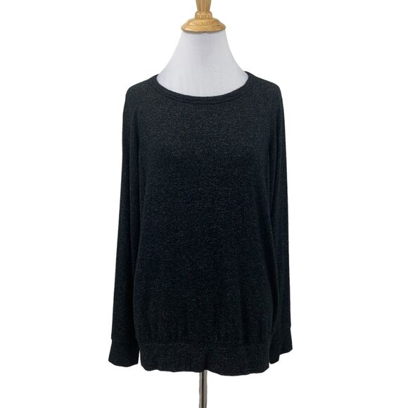 Buffalo David Bitton Slouchy Sweater Womens S Small Coal Black Viscose Blend - Picture 1 of 13